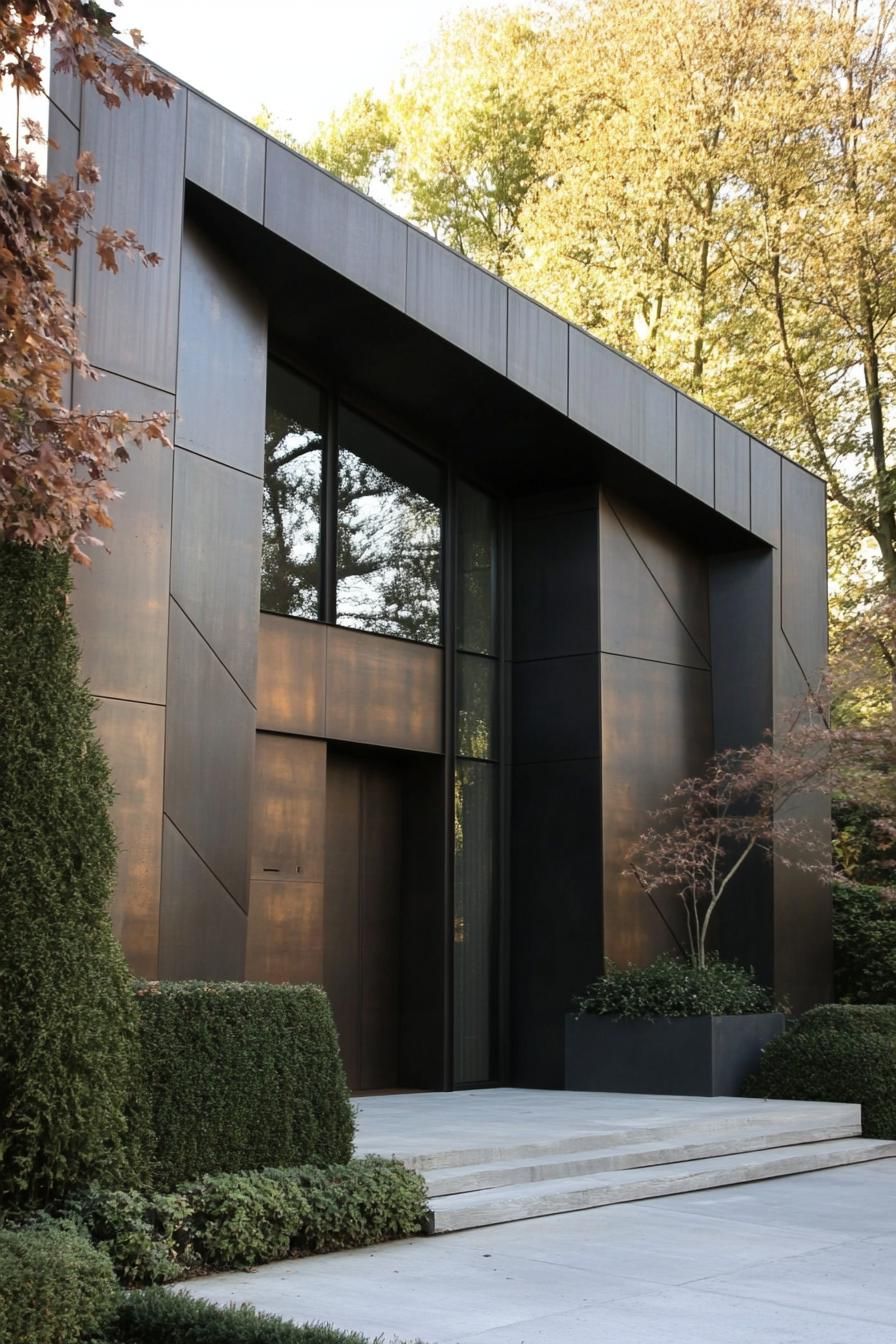 Bold Metal Panels in Asymmetrical Shapes - photo 2