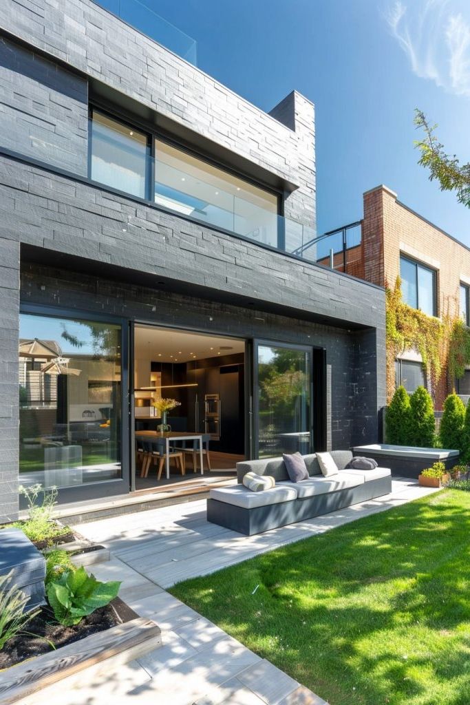 Graphite Grey Accent Wall Ideas