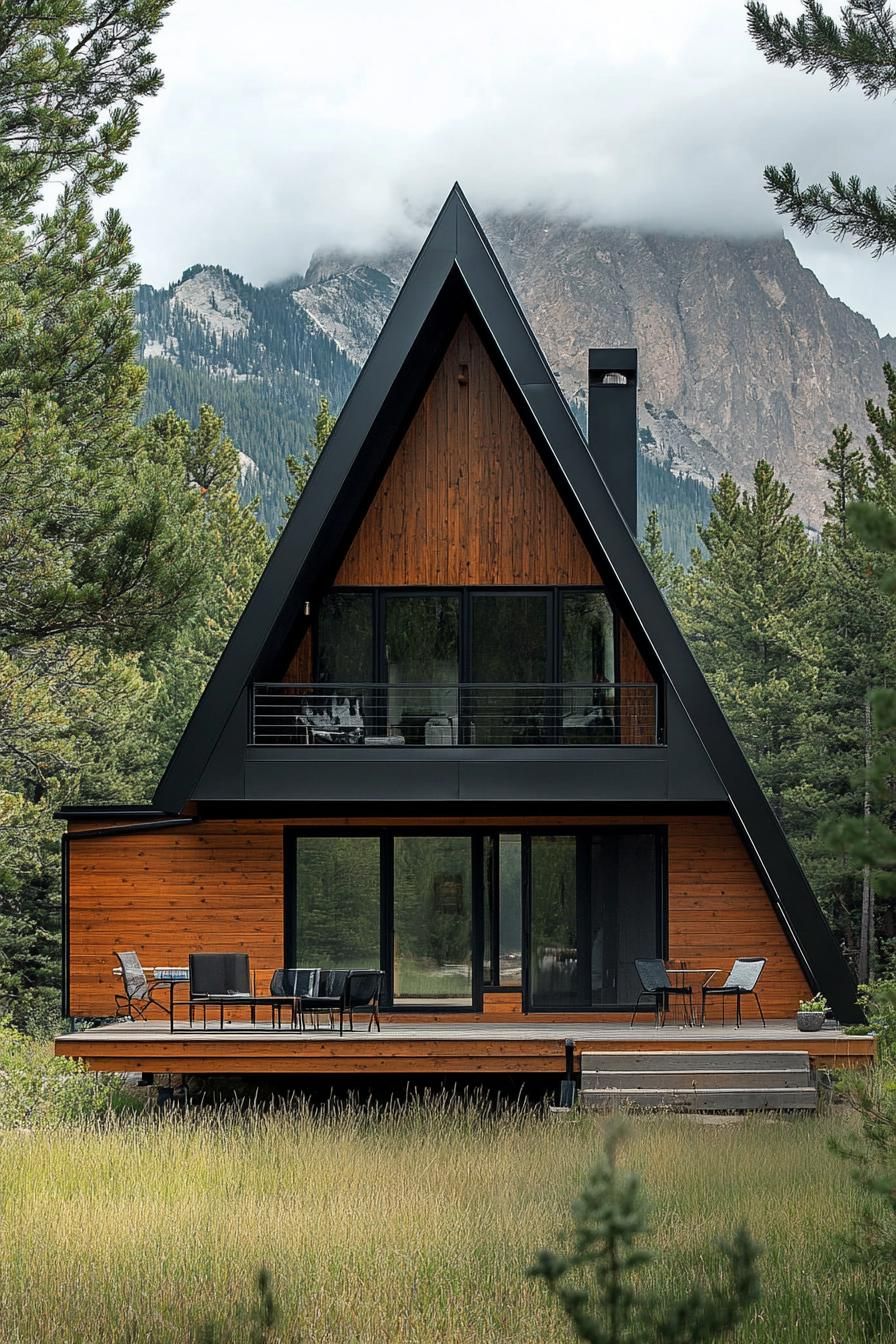 Charred Wood Siding With Black Steel Trim - photo 3