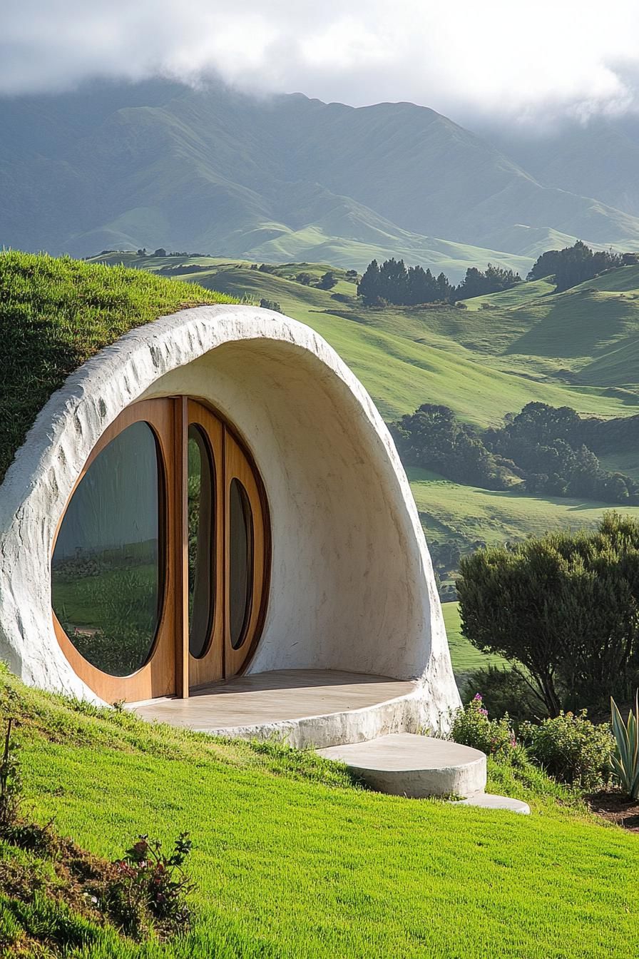 Round Hobbit-Style Doors and Windows