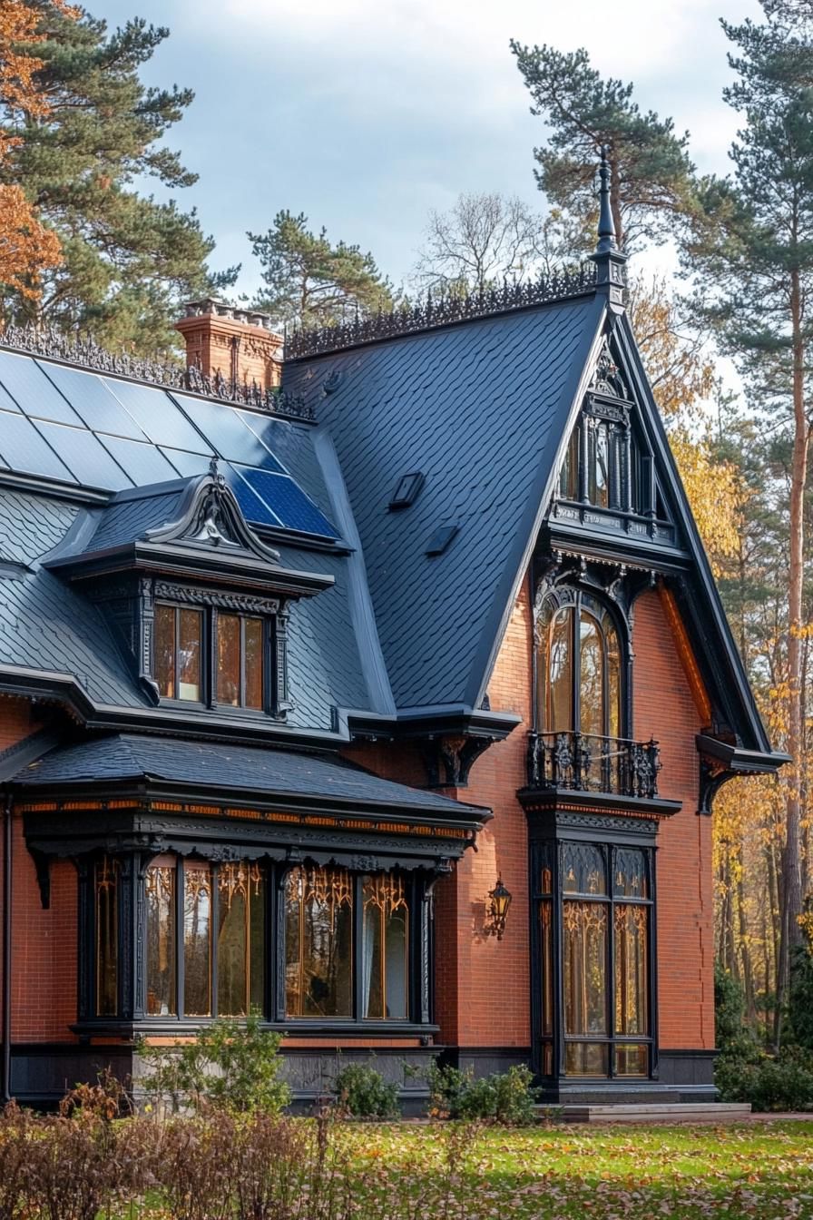 Mansard Roofs With Solar Panels - photo 2