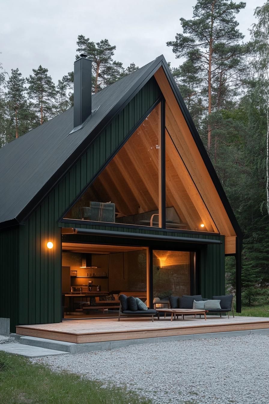 A-Frame Design with Large Eaves