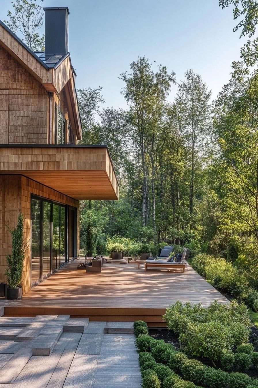 Outdoor Living Space at a Nordic House