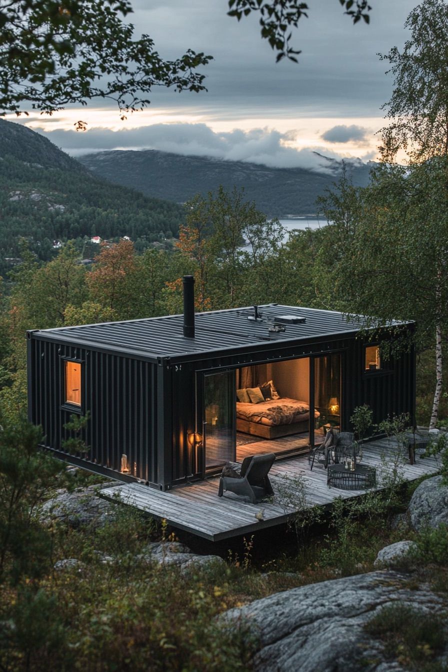 Modern Minimalist Container Cabin - photo 4