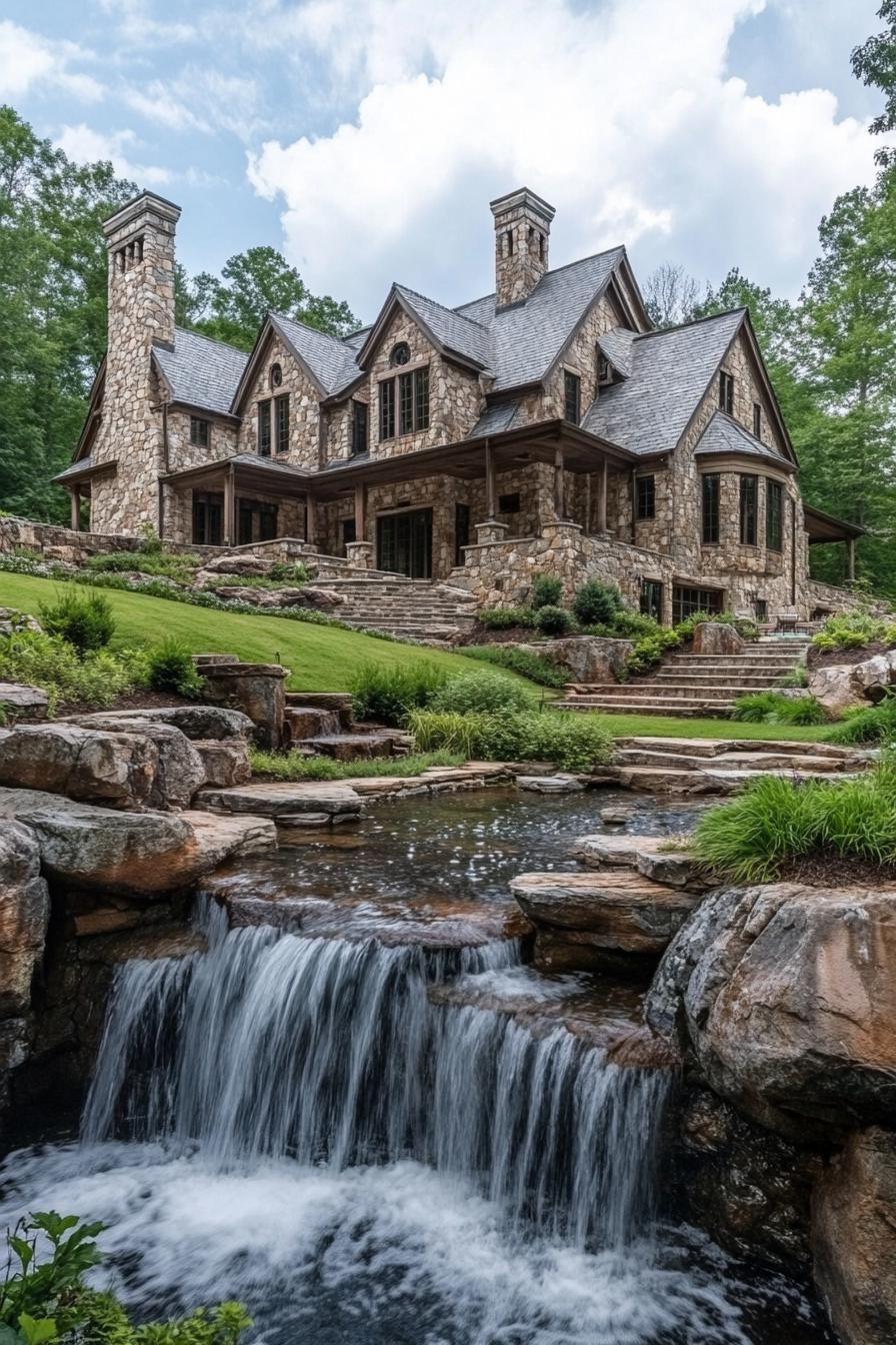 A Stone Mountain Mansion Built for Grandeur