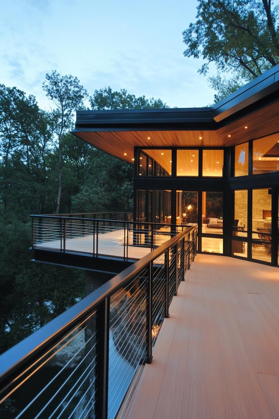 Glass Panels and Steel Porch Rails - photo 4