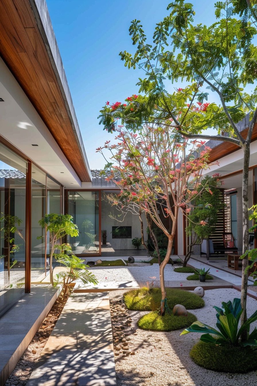 Zen Gardens for a Minimalist Courtyard