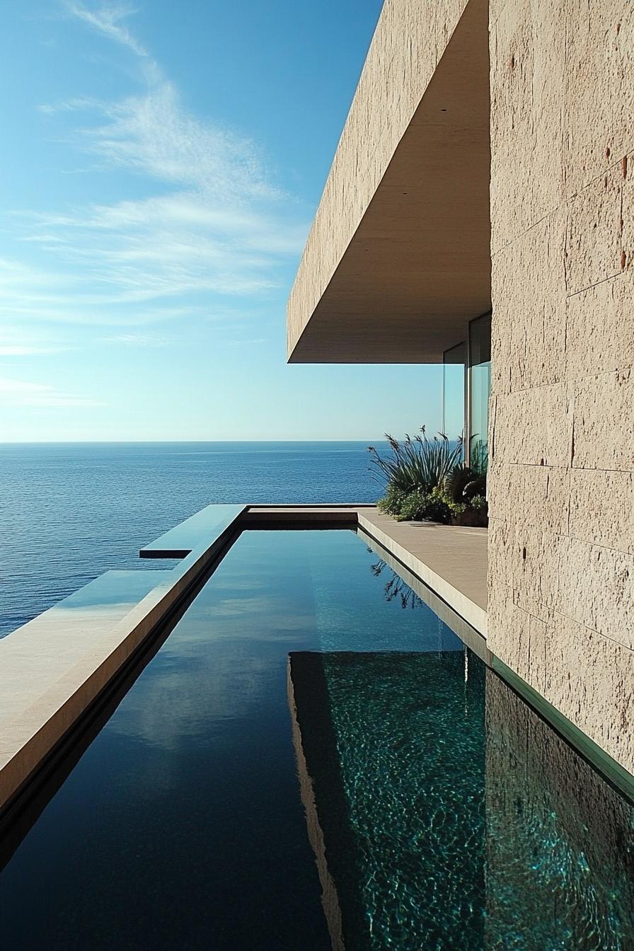 LED-lit Pool With Geometric Lines - photo 2