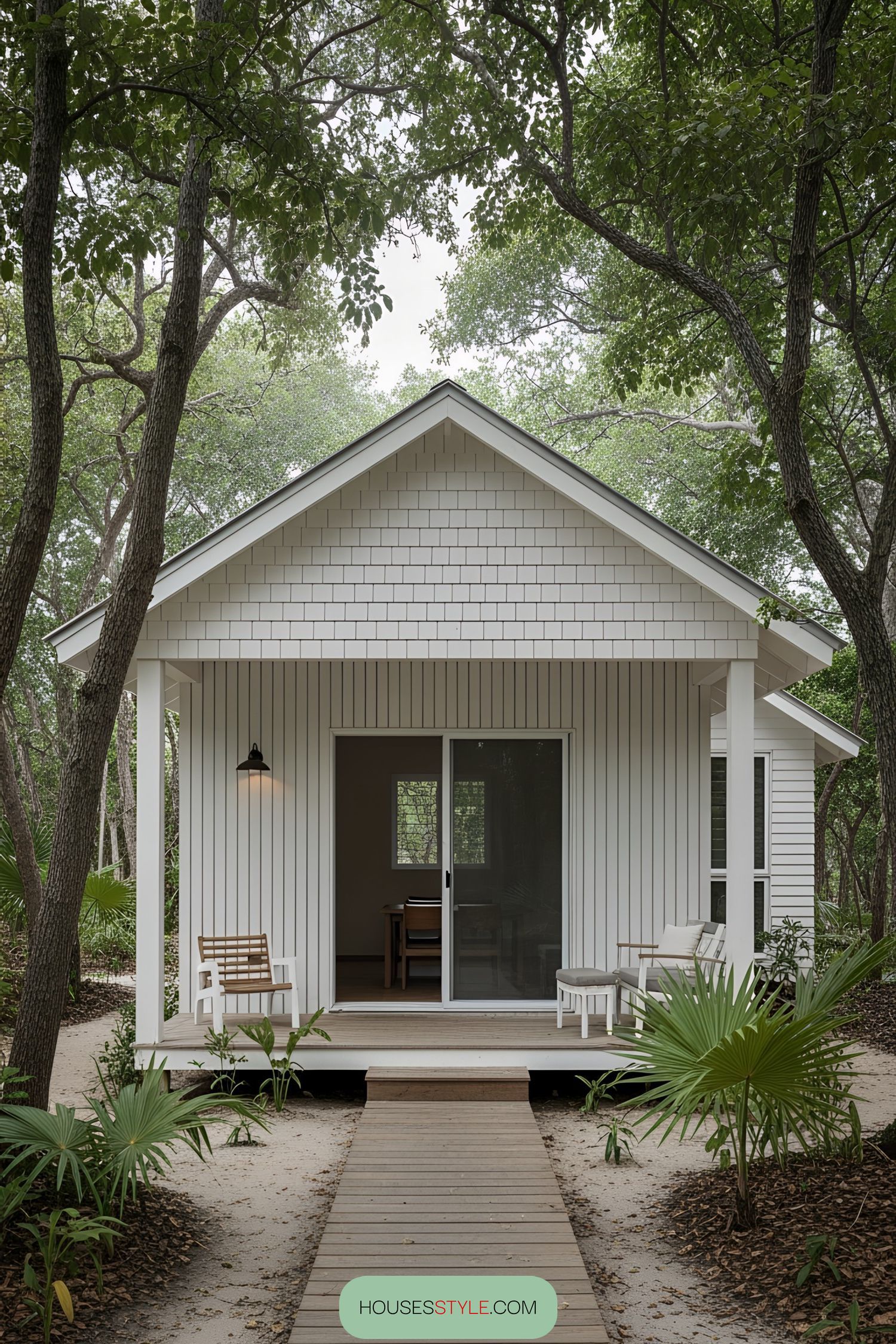 Secluded Forest Cottages Along the Coast