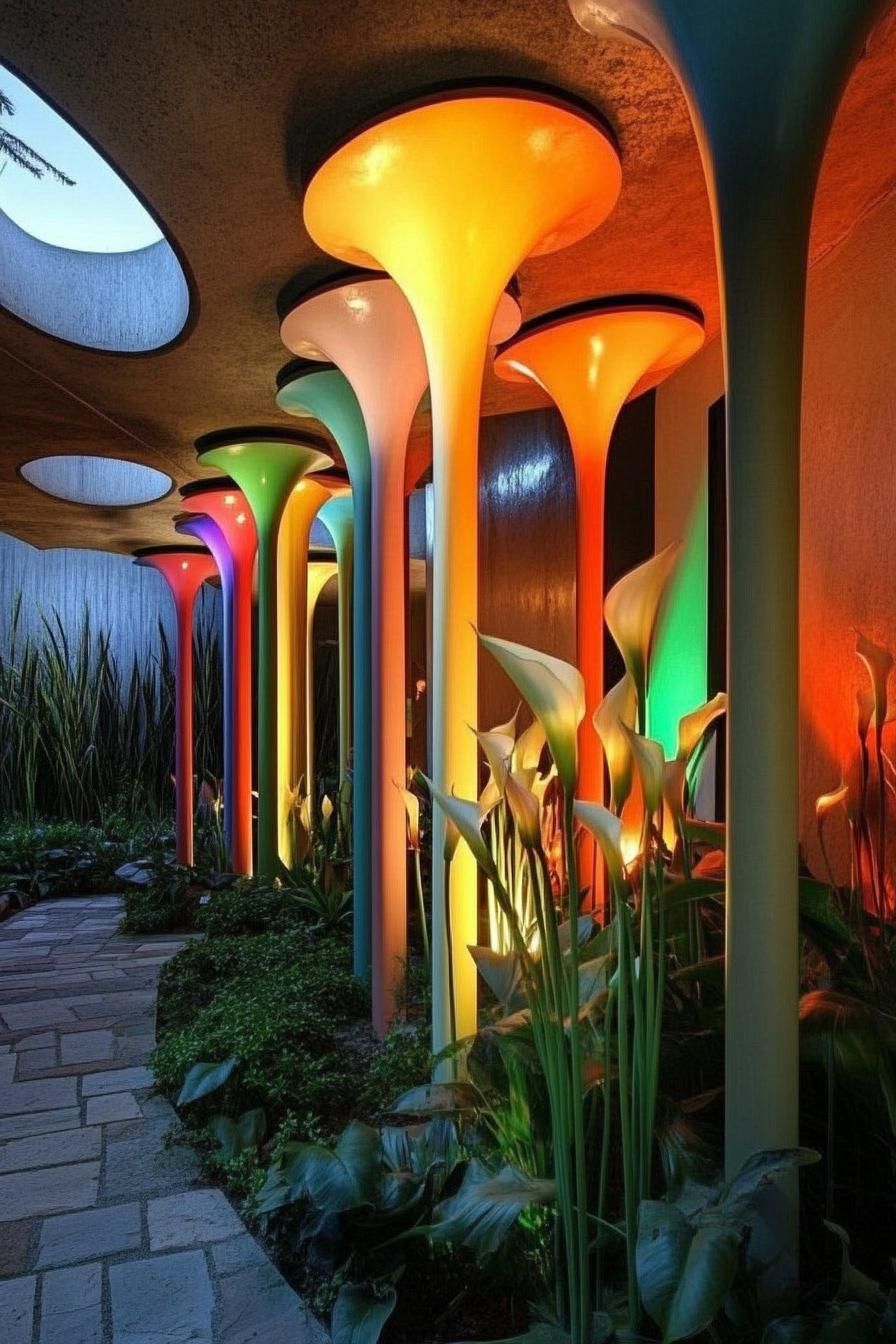 A Rainbow Effect Under the Roofline