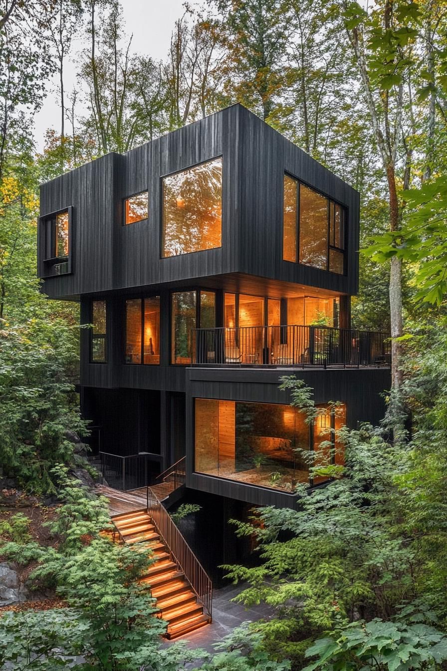 Multi-level Cabins Inspired By Treehouses - photo 2