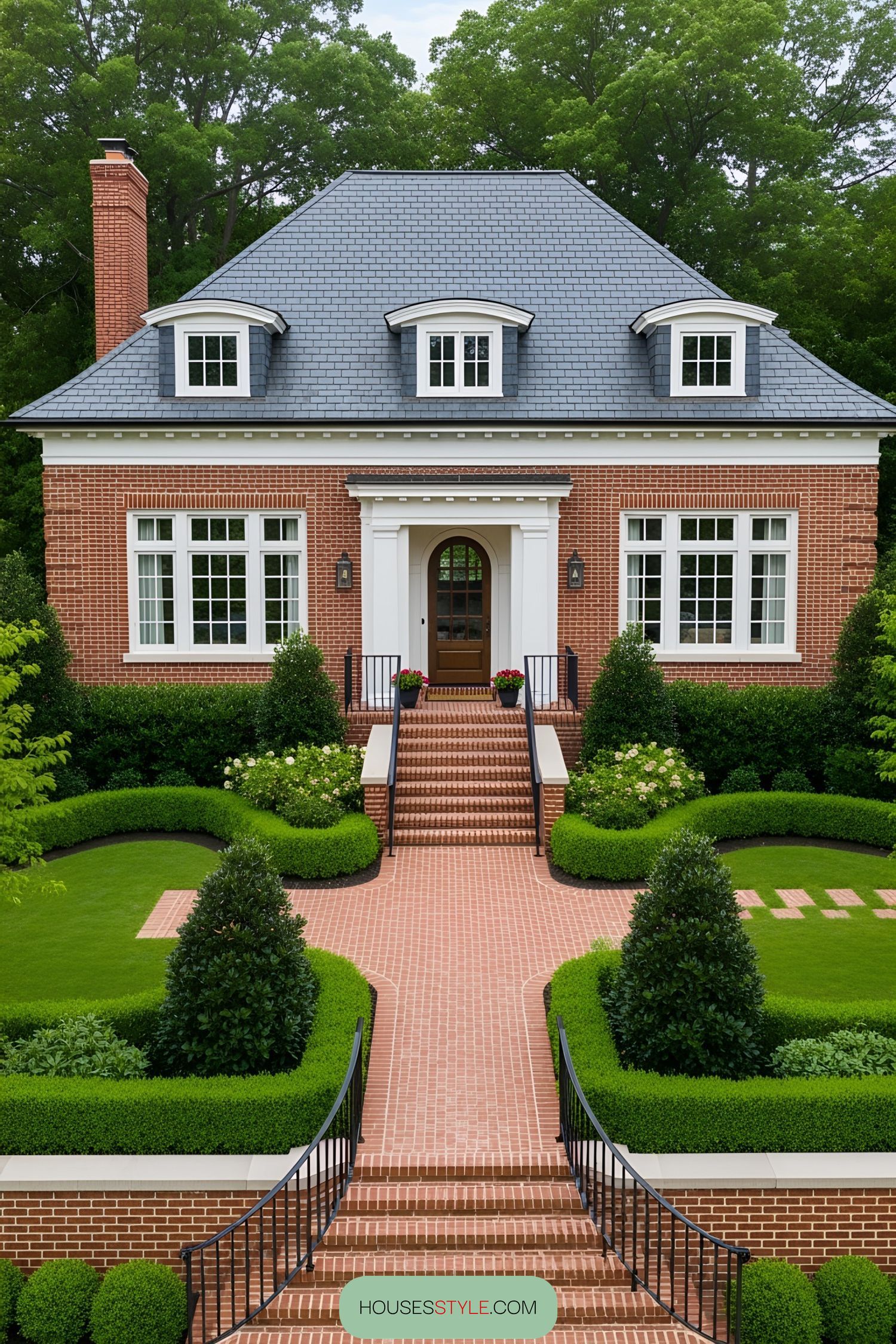 1) A Getaway to a Classic Brick House