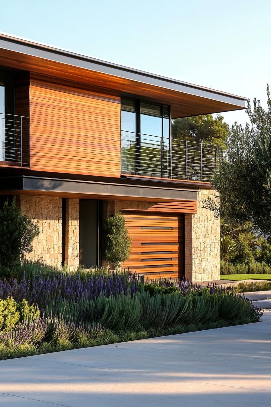 Wood Slat Details Paired With Steel Trim - photo 3