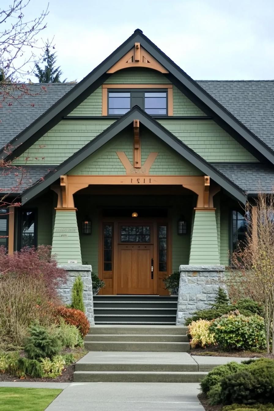 31 Lovable Craftsman Houses and Their Exterior Designs - photo 4