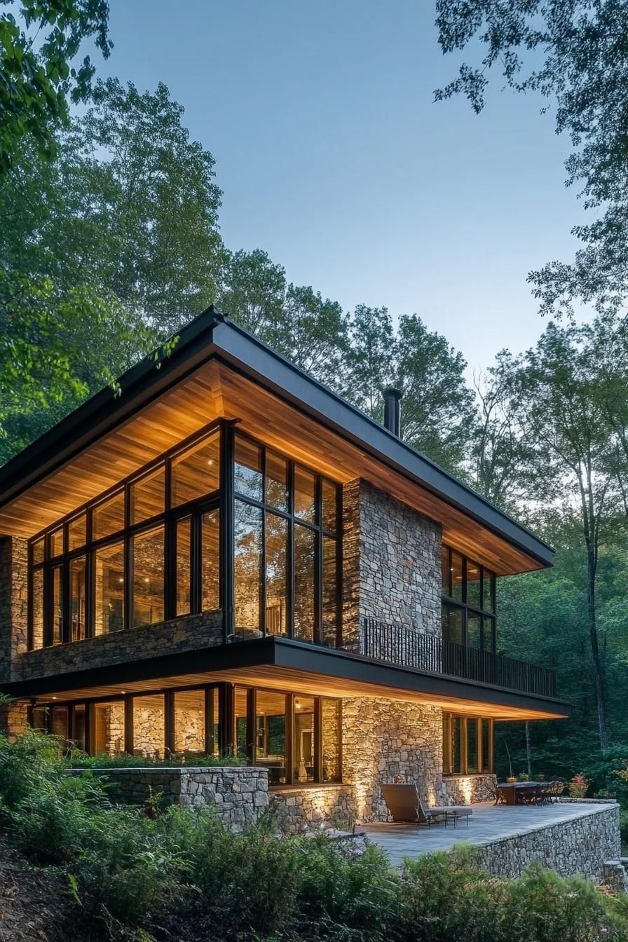 Stone And Timber Rustic-modern Homes