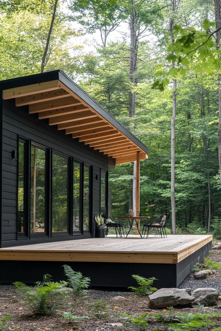 Sleek Dark Exteriors With Big Windows - photo 4