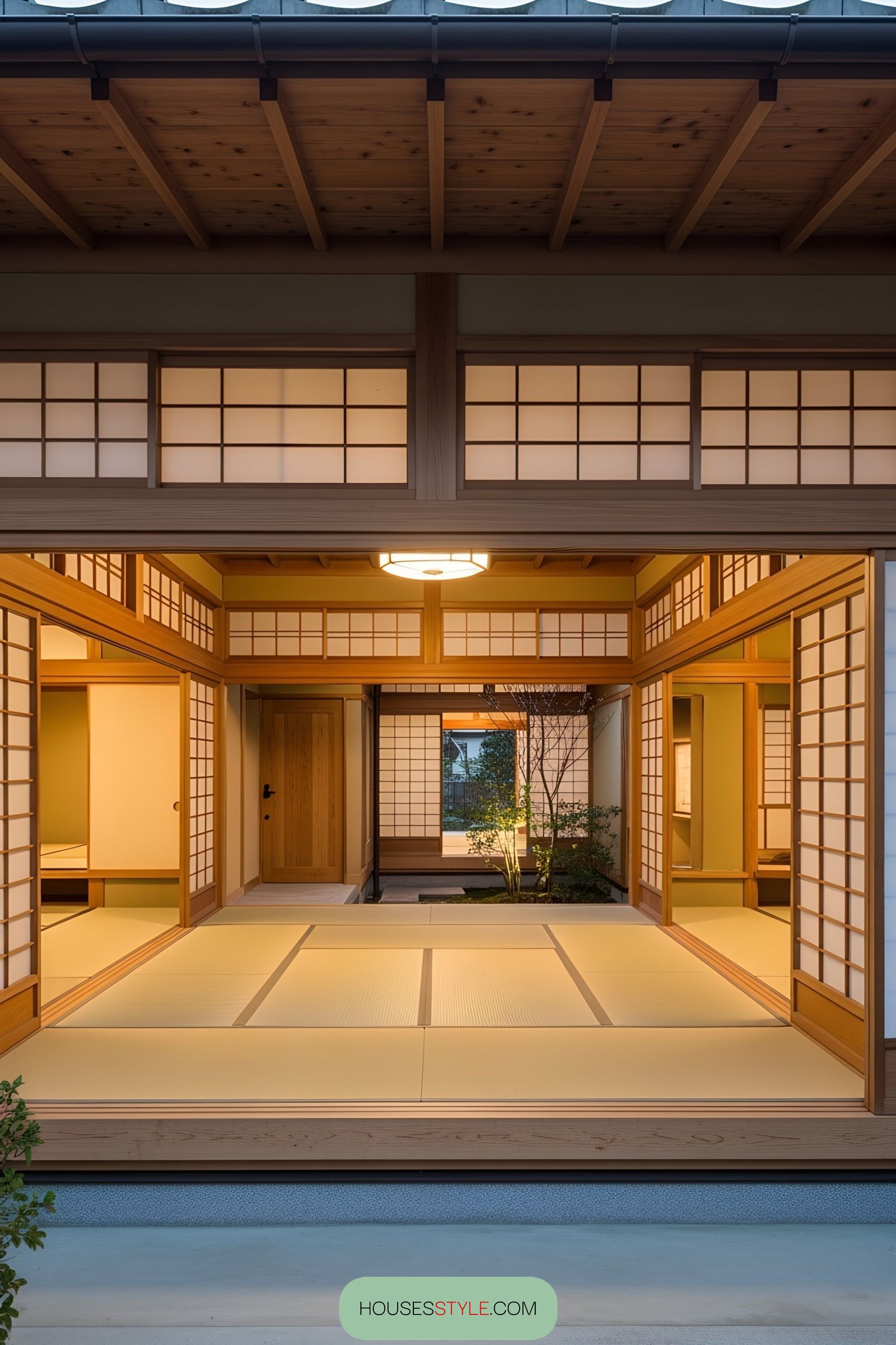 18. Inside a Home Built Around Tatami Mats