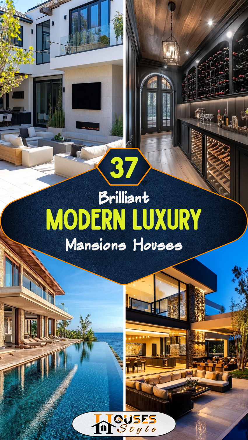 37 Brilliant Modern Luxury Mansions Houses