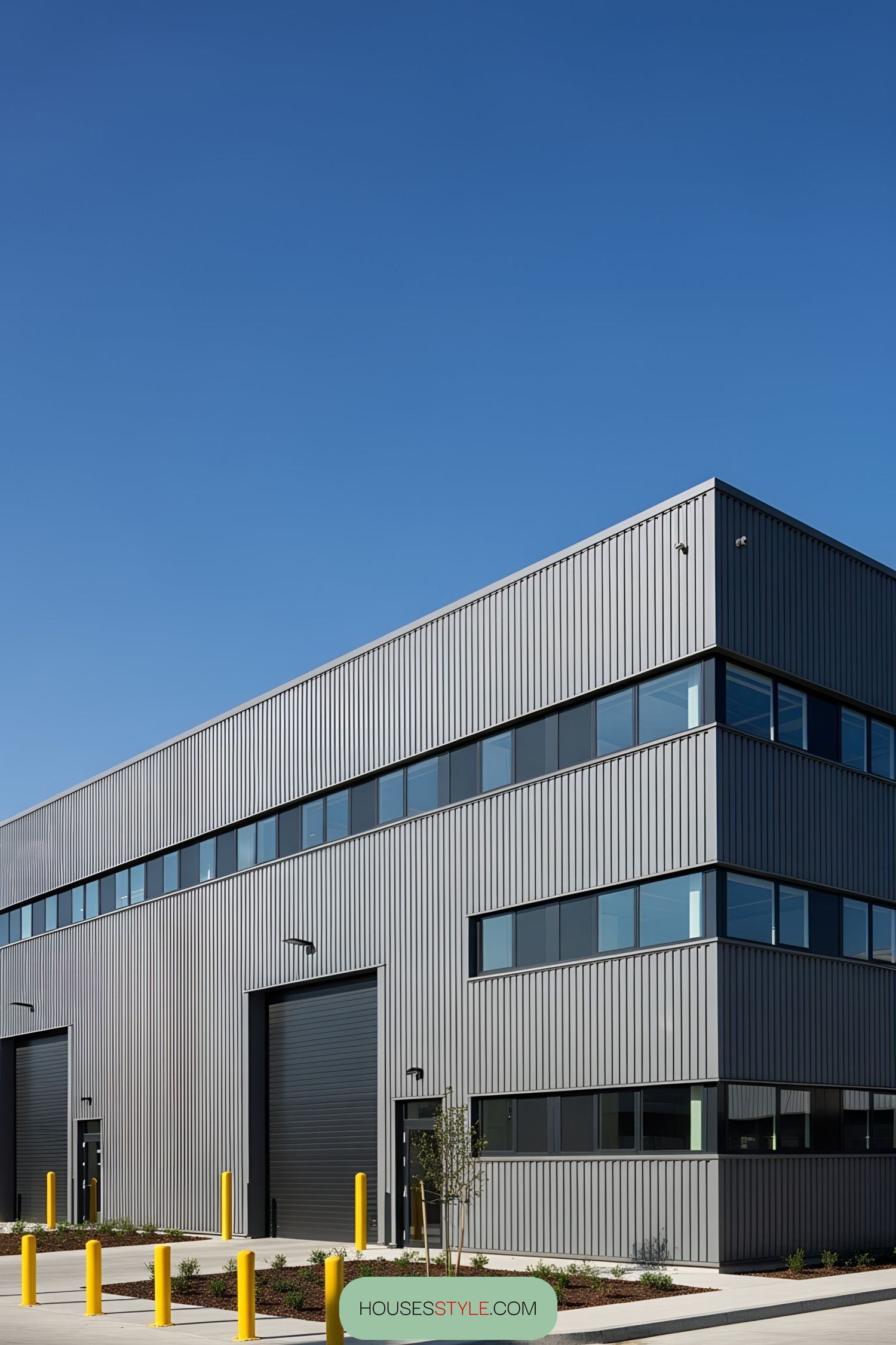 Balanced Facade Design Meets Industrial Form