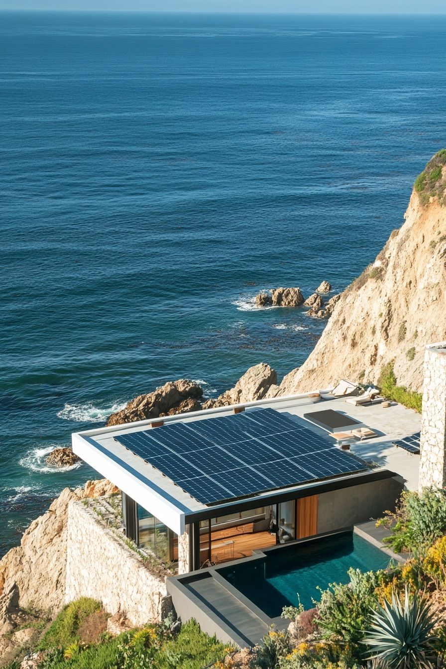Angular House With Solar-Paneled Facade - photo 4