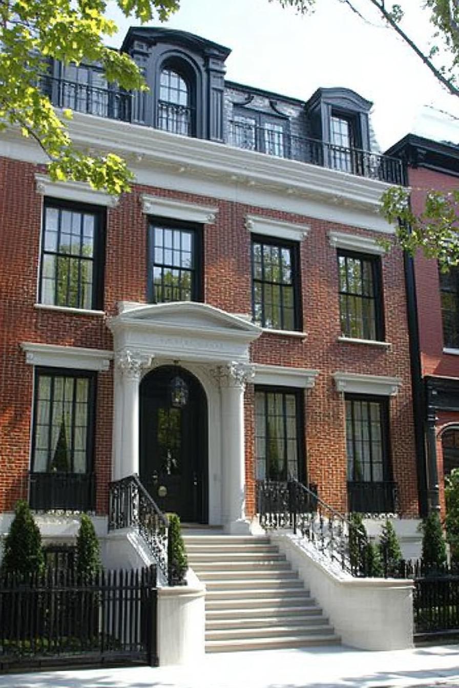 Federal Style Row House Designs