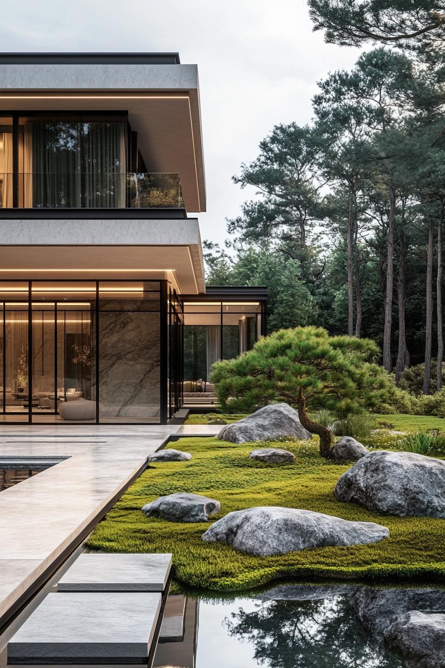 Modern Home With a Zen Garden