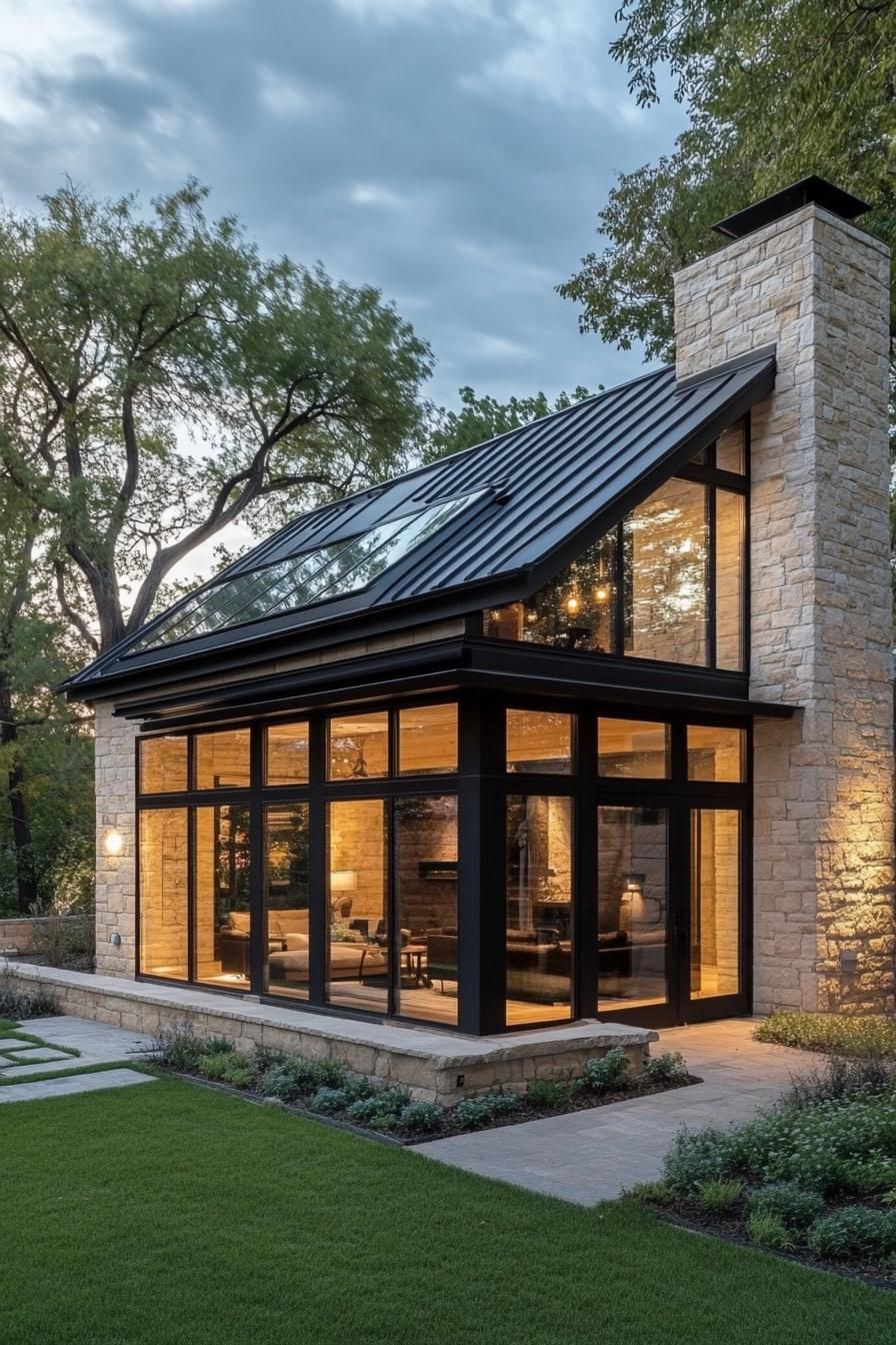 A Modern Stone Cottage With Cozy Appeal