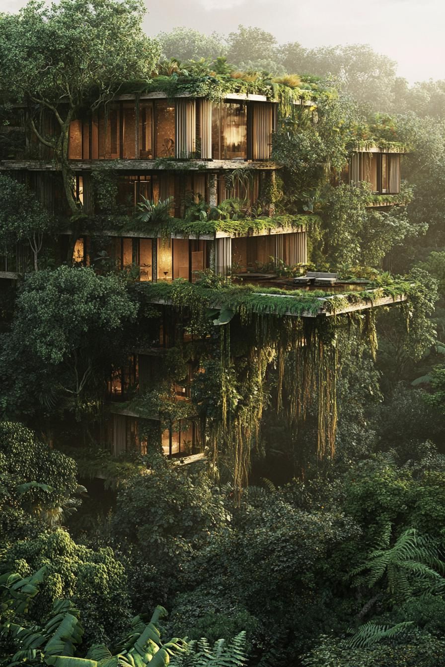 Treehouse Estate Built in a Tropical Forest - photo 4