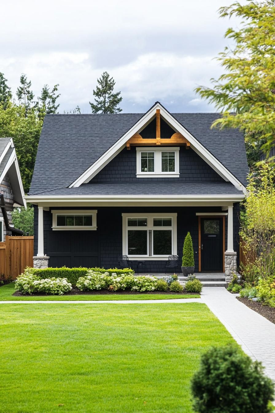 A Small Black Cottage