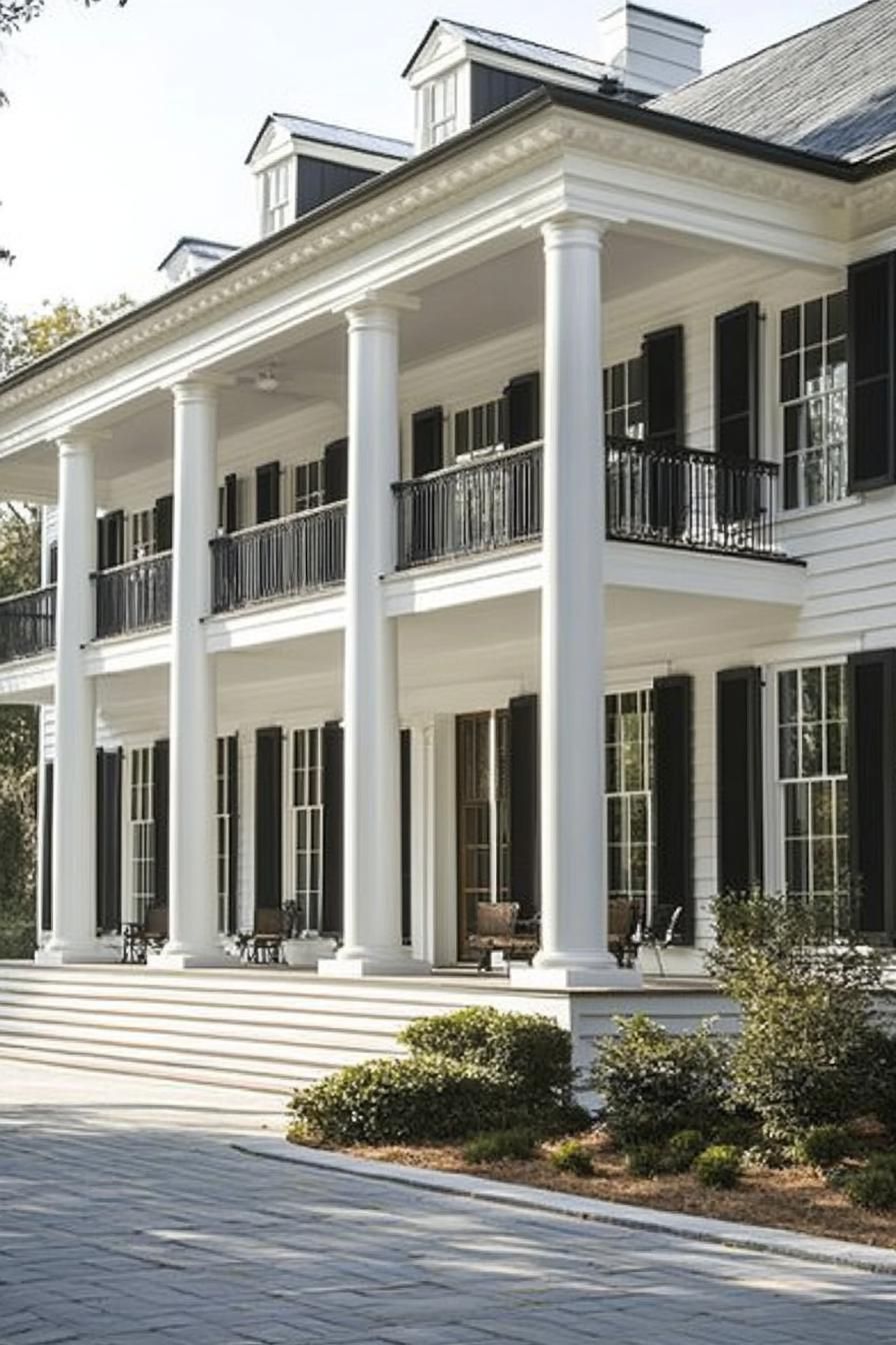 Southern Colonial Plantation Style Estates