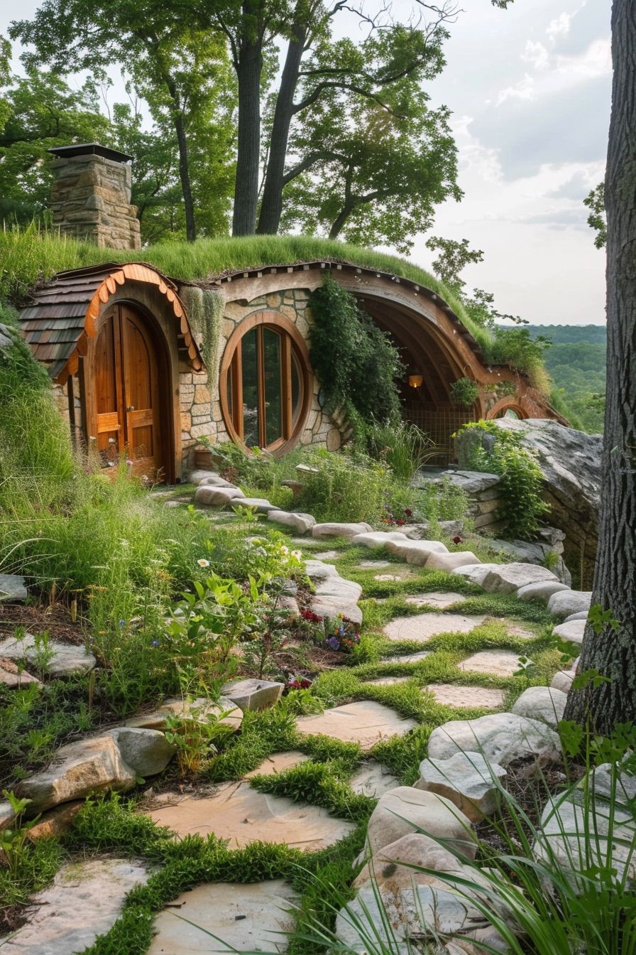 Cozy Hobbit Hole Home