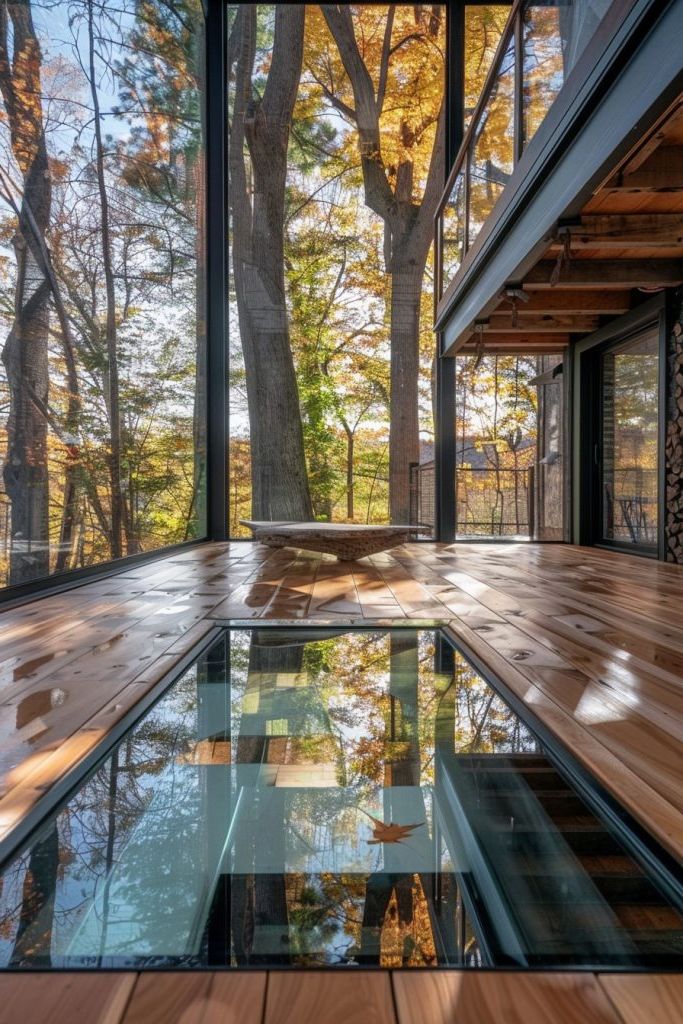 Cabin With See-Through Flooring