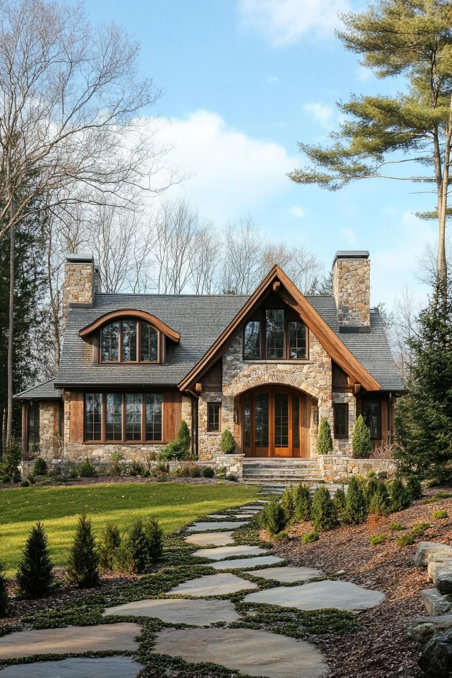Rustic Abode Full of Stonework
