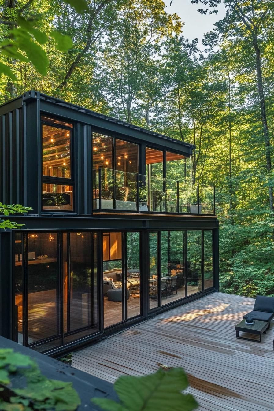 Container Homes With Wraparound Decks - photo 2