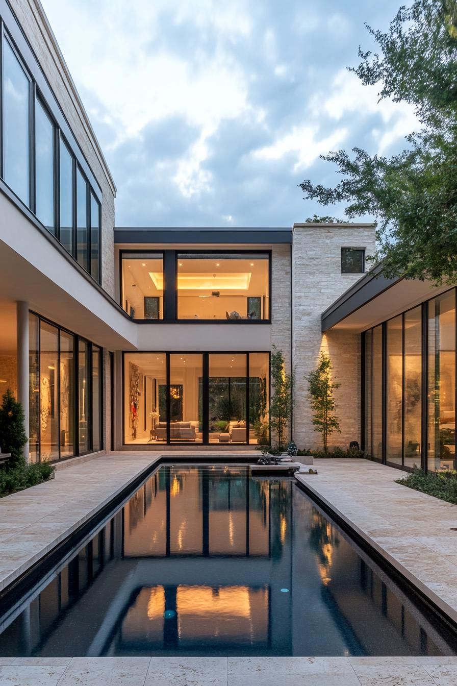 Courtyard Pool Design