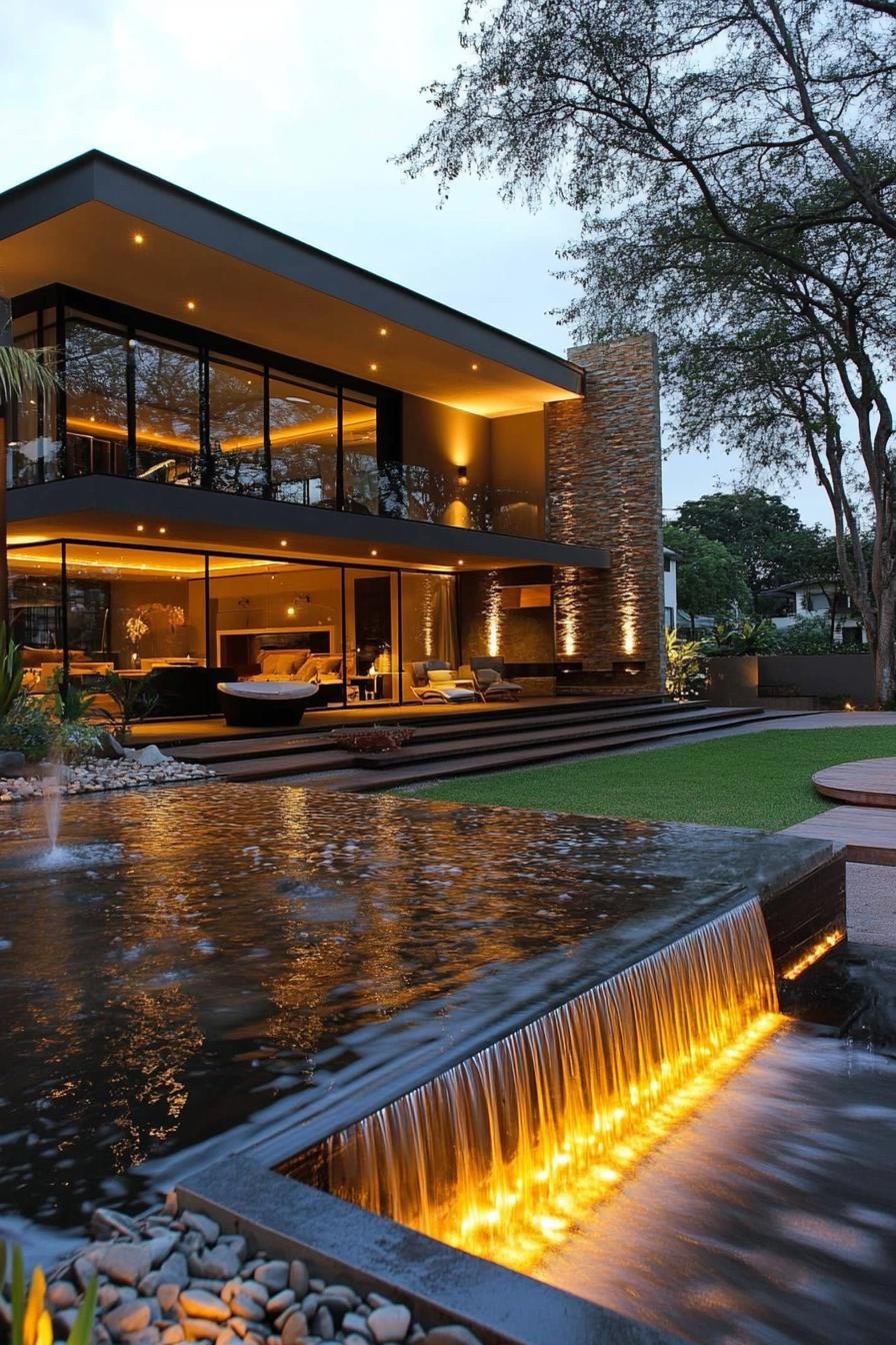 Contemporary Water Feature Ideas - photo 3