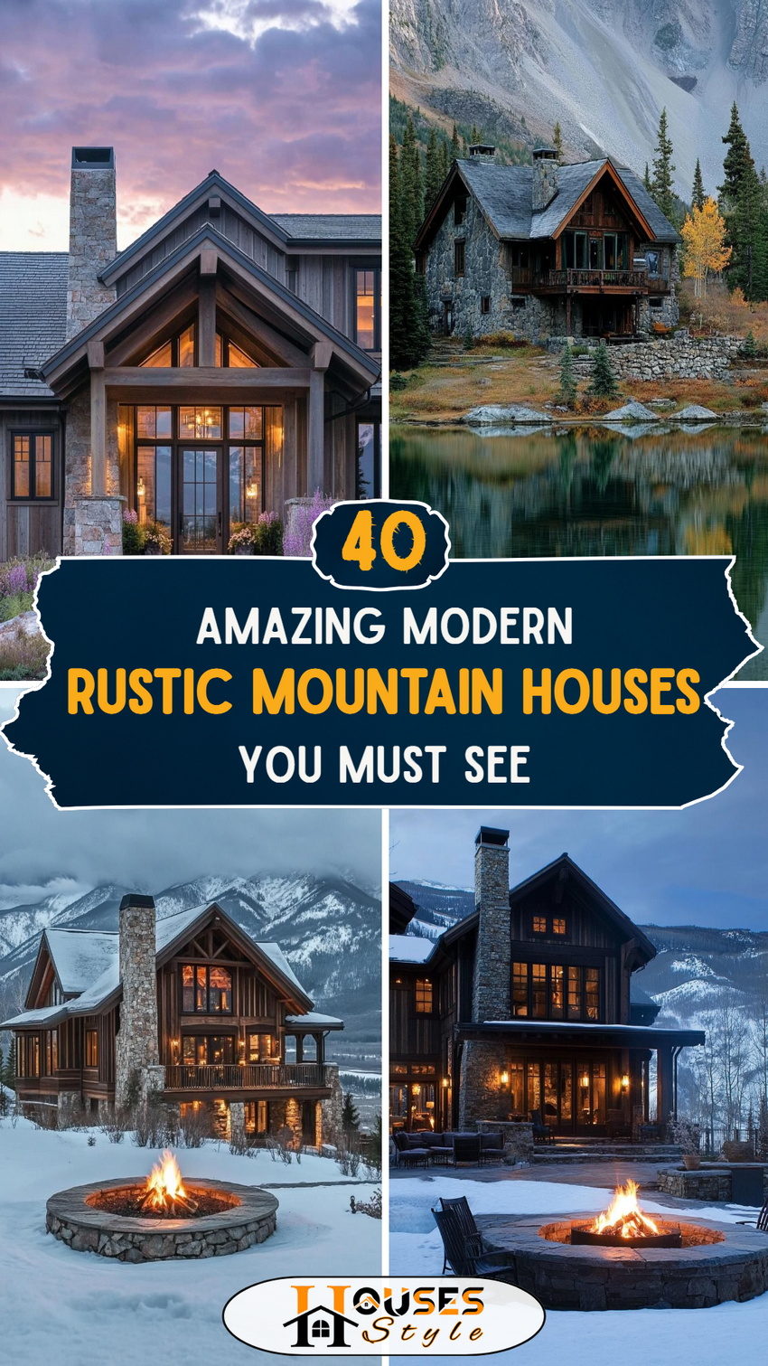 40 Rustic Mountain Houses You Must See