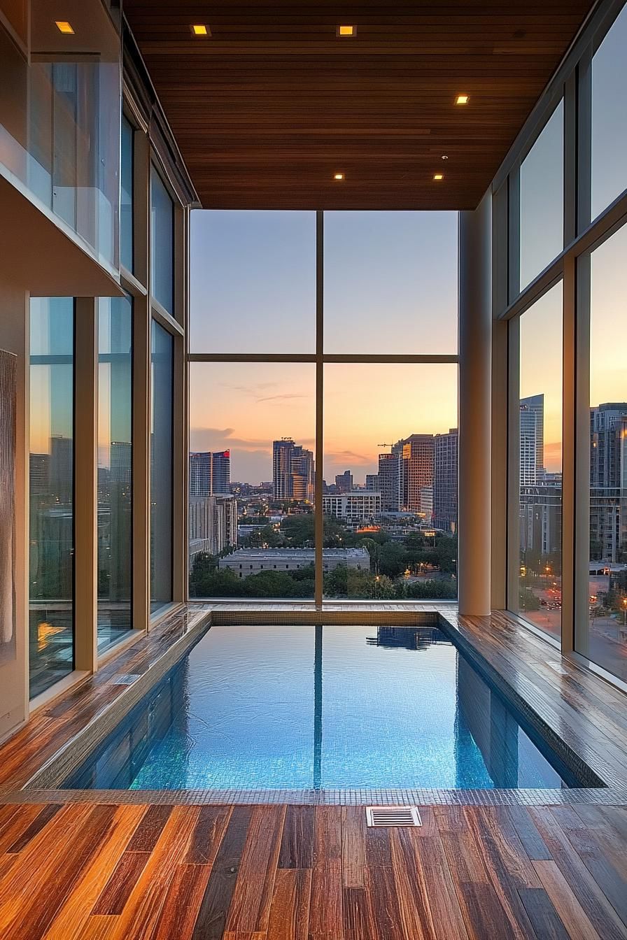 Indoor Pools With Glass Walls - photo 2