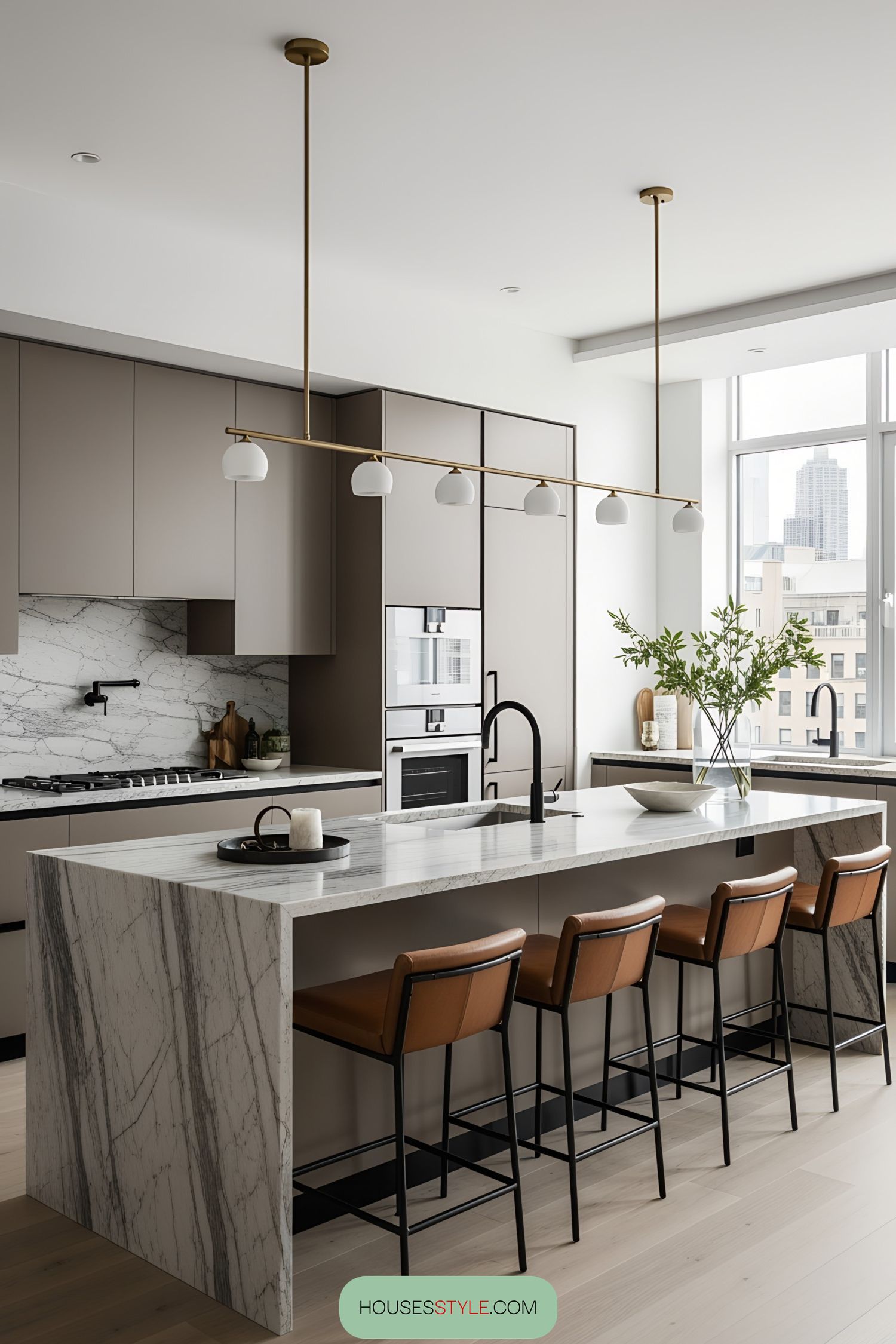 Marble Kitchen Oasis in the City