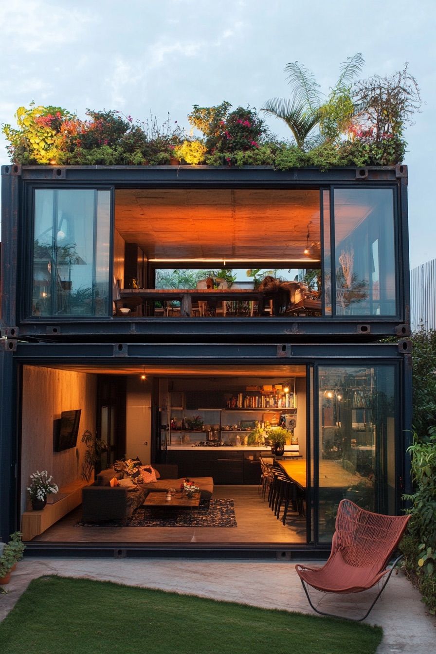 Rooftop Garden Container Home - photo 3