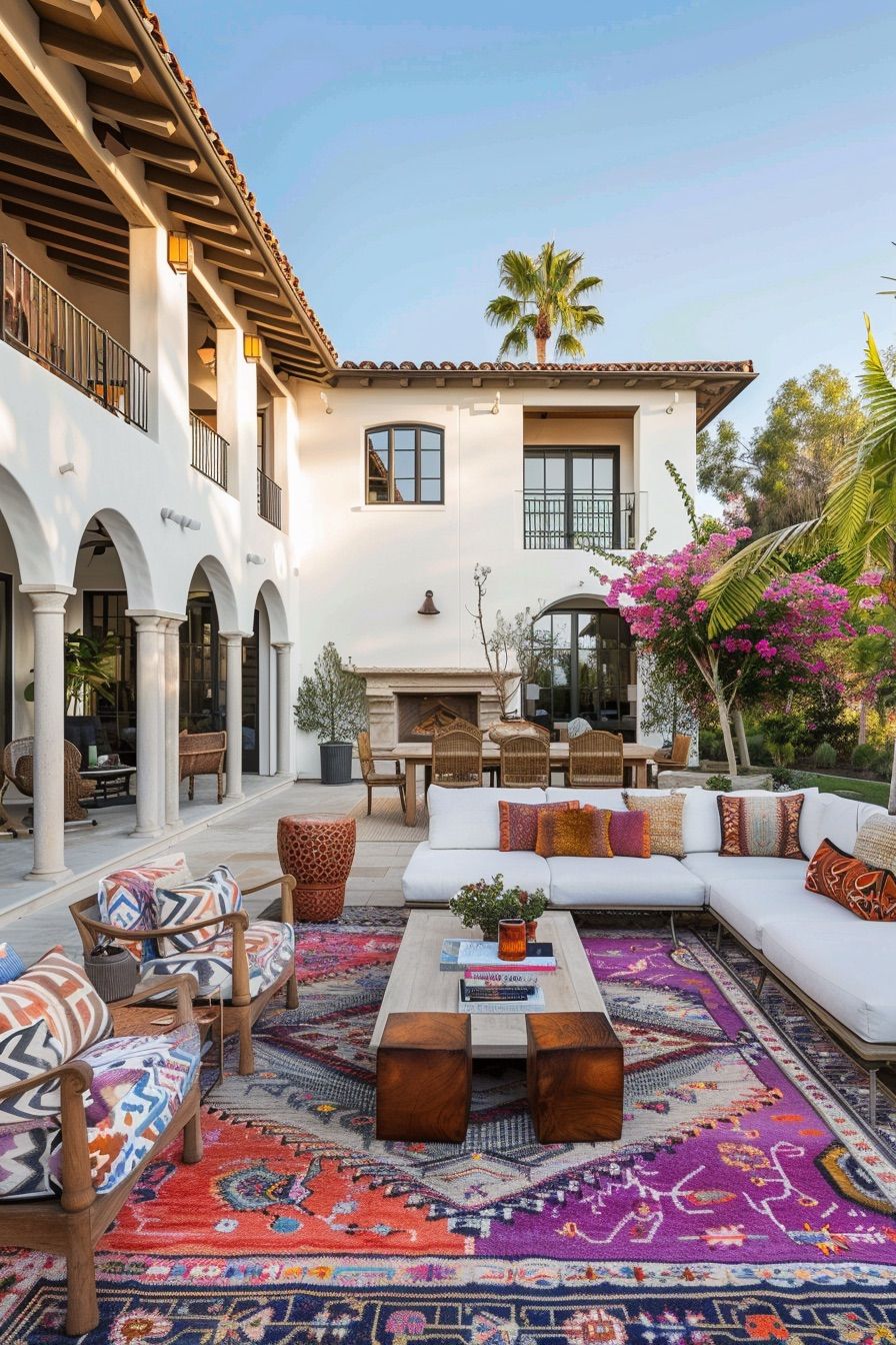 Adding Colorful Outdoor Rugs - photo 4