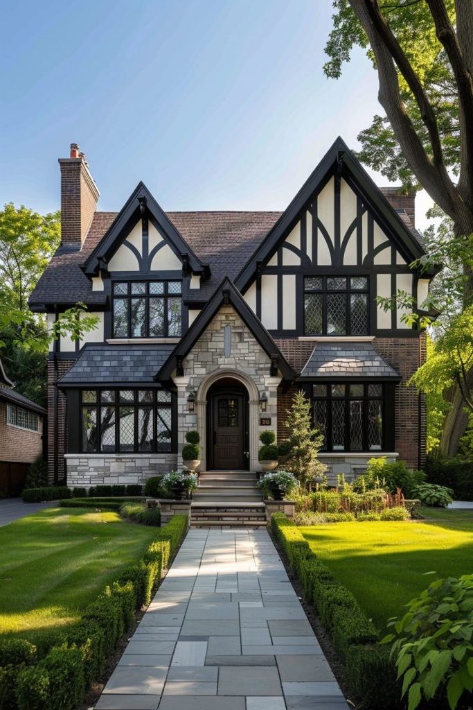 Sleek Interior Inside A Tudor Shell