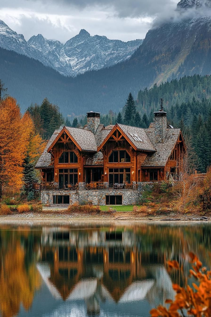 A Calm and Quiet Mountain Mansion