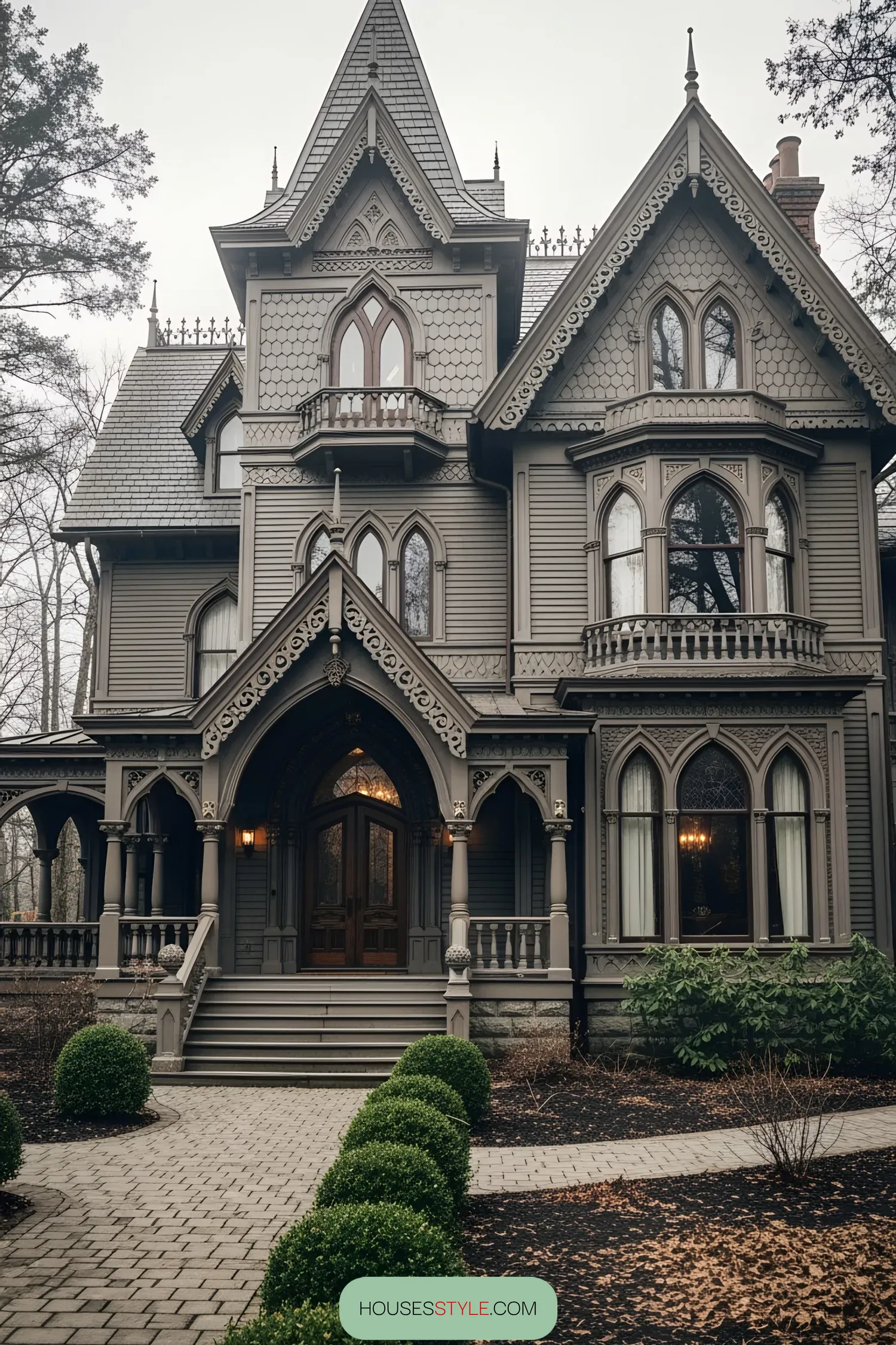 A Playful Gothic Take on Gloomy Gables
