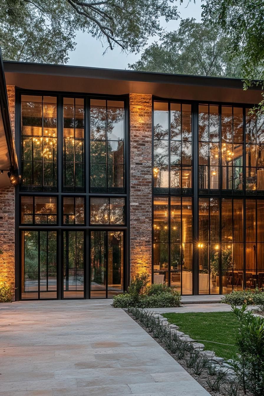 Sleek Glass Facades With Ornate Wrought Iron - photo 4