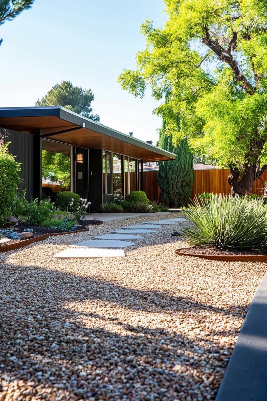 Gravel Pathways With Bold Edging - photo 4