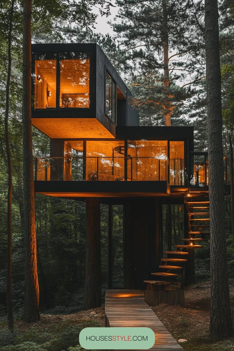 Treehouse Nestled Amongst Pines - photo 3