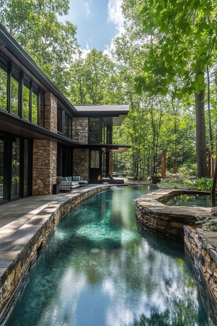 Lagoon Pool in Natural Stone - photo 3