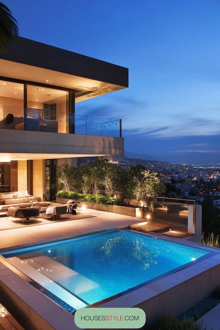 Rooftop Pool With a View