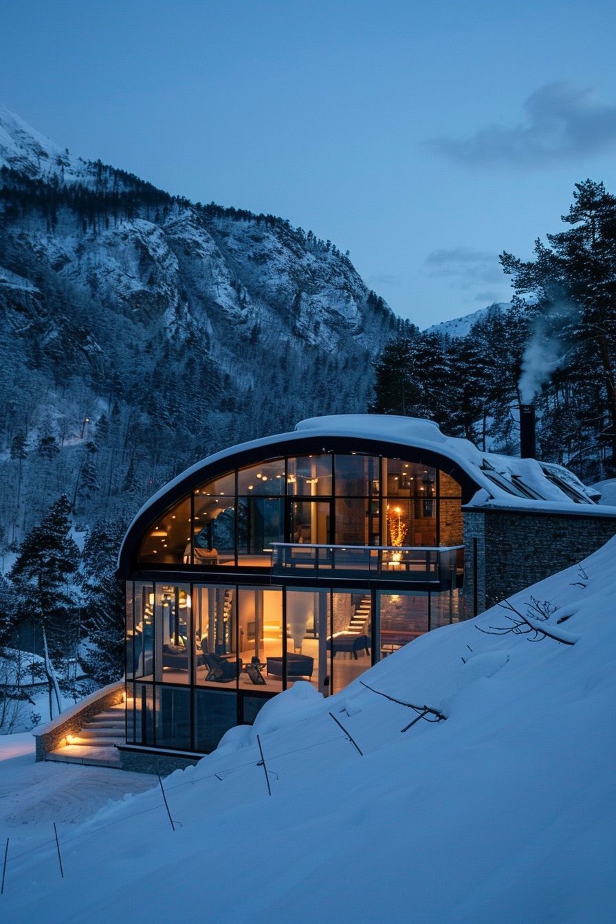 Frozen Ice Igloo Palace